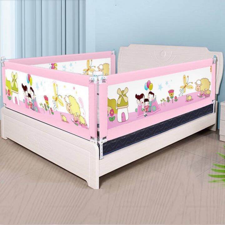 Child fall prevention side bed rail child bed fence unilateral baby