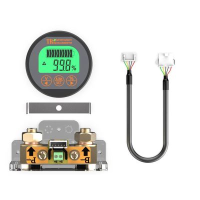 TR16 DC 8-120V Battery Tester Battery Capacity Tester Digital Waterproof Ammeter Voltmeter with Memory Function