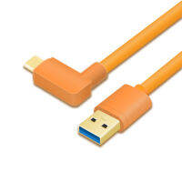 (ร้อน) USB-C USB 3.0 (สีส้มมองเห็นได้สูง) สายเคเบิลข้อมูล USB 3.1การถ่ายภาพออนไลน์ Type-C ข้อศอกสายเคเบิลถ่ายภาพออนไลน์ C1000E A7M3