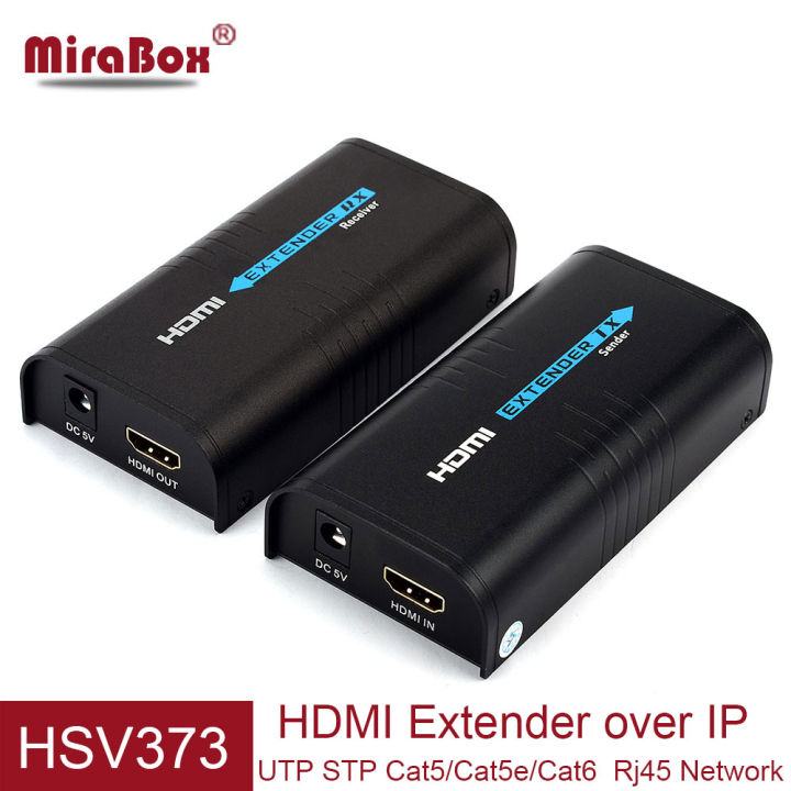 MiraBox HDMI Extender over TCP IP 80m/100m/120m HDMI Extensor over