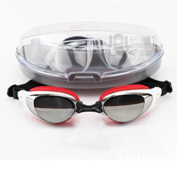 men-electroplate-uv400-goggles-eyewear-silicone-anti-fog-diving-pool-glasses-with-plastic