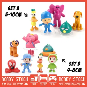 5pcs Set Pocoyo Action Figure Toy Pocoyo, Elly, Pato, Loula