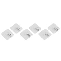 Strong Transparent Suction Cup Sucker Wall Hooks Hanger for Kitchen Bathroom Home (6 )