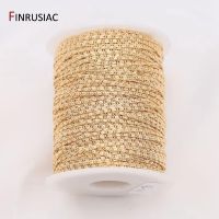 14k Real Gold Plated DIY Chain For Jewelry Making 1.9mm Chains Wholesale Handmade Jewellery Making Supplies DIY accessories and others