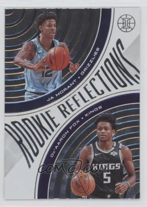 Ja Morant, De'aaron Fox - Rookie Reflections #19 2019-20 Panini 