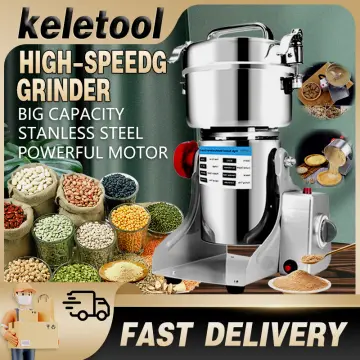 800G Electric Dry Food Grinder Machine Grains Spices Hebals Mill