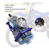 Racing Flat Side Keihin Koso OKO PWK Motorcycle Carburetor Carb For Yamaha Kawasaki Suzuki Honda ATV 2T 4T Transparent Bowl