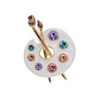 1 Pc Elegant Charm Simulated- Geometric  Pins Brooches Corsage Jewelry Gifts