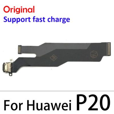 【♘COD Free Cas♘】 anlei3 สำหรับ Huawei P9 P10 P20 Lite Plus Pro บอร์ดชาร์จแท่นชาร์จ Usb พอร์ตการเชื่อมต่อการถ่ายโอนข้อมูลเชื่อมต่อสายเคเบิลงอได้