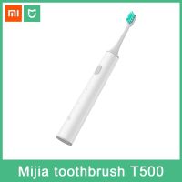 Xiaomi Mijia T300 แปรงสีฟันไฟฟ้าโซนิค ระบบสั่นสะเทือน ความถี่สูง มอเตอร์แม่เหล็ก แบบเปลี่ยน qje