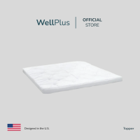 WellPlus Topper Conjugated Siliconized Fiber รุ่น ZPlus O2 หนา5นิ้ว ท็อปเปอร์ ทอปเปอร์สุขภาพ ที่นอน