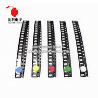 100ชิ้น0402 0603 0805 1206 1210 3528 5050 5730 LED แบบ SMD สีแดงสีเหลืองสีเขียวสีขาวสีฟ้าสีส้มไดโอดเปล่งแสงชุดแผงวงจรไฟฟ้าแบบใส