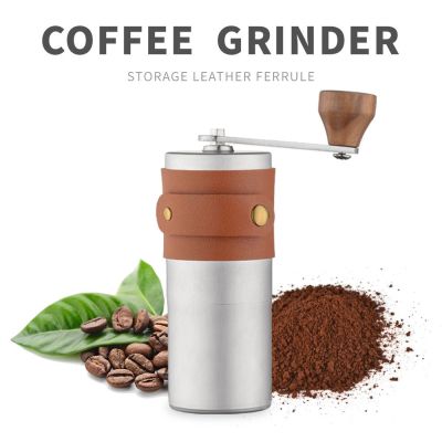 （HOT NEW）เครื่องบดกาแฟด้วยมือเครื่องบดด้วยมืออลูมิเนียมเครื่องบดด้วยมือเครื่องบดกาแฟด้วยมือ Outdoorportablemiller