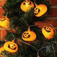 【YD】 1.5m/3m/6m Pumpkin Lantern String Led Decoration Hat Easter