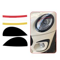 Car Headlights Eyebrows Eyelids Cover Eyelash Head Light Lamp Stickers for F54 F55 F56 F57 R55 R56