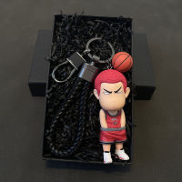 Slam Dunk Sakuragi Flower Road พวงกุญแจรูปน่ารักระดับไฮเอนด์สวยหรูกระเป๋าผู้ชายและผู้หญิงจี้ของขวัญพวงกุญแจ 2023