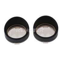 【SALE】 2Pcs รถจักรยานยนต์ Turn Bezels ฝาครอบเลนส์ Visor Trim แหวนสำหรับ Harley Touring FLHR FXRT Sportster Dyna Softail