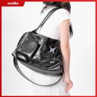 EWELLBE กระเป๋าสำหรับนักเรียน กระเป๋า Crossbody หนังพียู กระเป๋าใส่เงิน กระเป๋าถือแบบถือ ง่ายๆ ความจุมาก กระเป๋าโท้ท สำหรับผู้หญิง