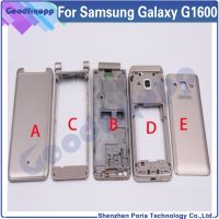 【❉HOT SALE❉】 jiejiu65879742 สำหรับ Samsung Galaxy Folder Sm-G1600 G1600ตัวยึดฝาเฟรมกลางเฟรมด้านหน้าโครงจานบีเซลฝาครอบด้านหลัง