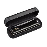 Diatonic Harmonica Guo Guang 10หลุมแผ่นฝาครอบทองเหลืองพิณสีน้ำเงินแผ่นเรืองแสงสีบรอนซ์กกเครื่องดนตรีมืออาชีพ C