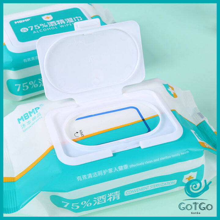 gotgo-ทิชชู่แอลกอฮอล์-ผ้าเช็ดทำความสะอาด-75-ผ้าเช็ดทำความสะอาด-ฆ่าเชื้อโรค-พร้อมส่ง-disinfecting-wipes-สปอตสินค้า