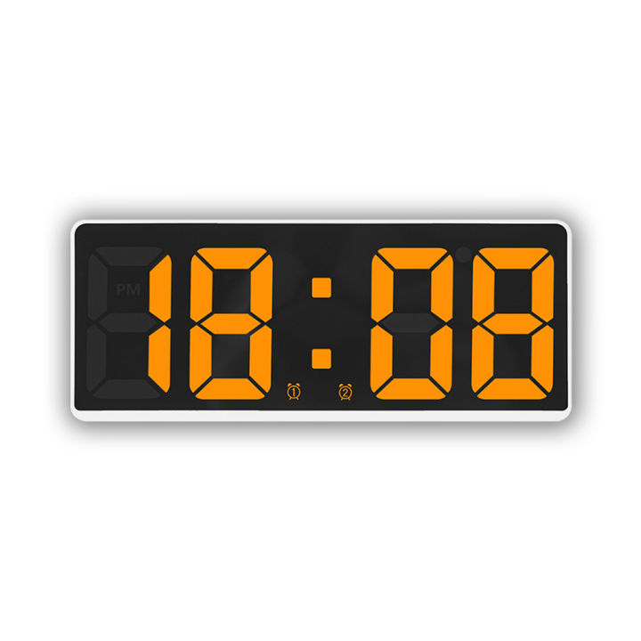 คริลิคนาฬิกาปลุกดิจิตอลการควบคุมเสียงนาฬิกาตั้งโต๊ะเลื่อนโหมดกลางคืน1224ชั่วโมงนาฬิกา-led-ไม่รบกวนโหมดนาฬิกาตั้งโต๊ะ-x78