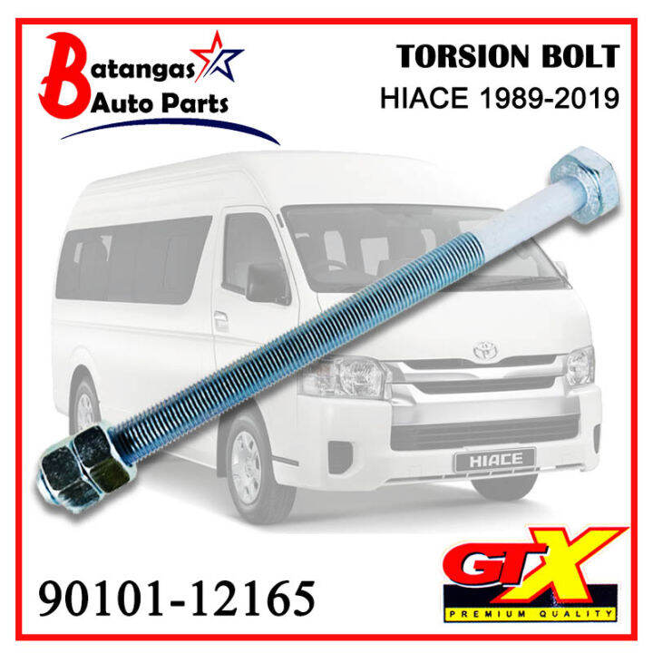 TORSION BOLT AND NUT SET TOYOTA HIACE 19892019 (2L / 1KD / 2KD