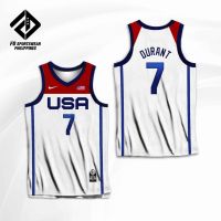 USA BASKETBALL OLYMPIC 2021 LIGHT FULL SUBLIMATED JERSEY