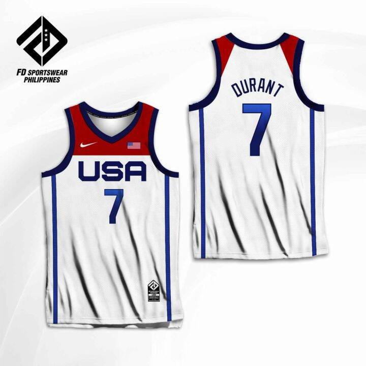 USA BASKETBALL OLYMPIC 2021 LIGHT FULL SUBLIMATED JERSEY Lazada PH