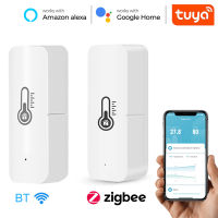 Tuya Wifizigbee 3.0สมาร์ทอุณหภูมิเซ็นเซอร์ความชื้นความชื้นตรวจสอบควบคุม Smartlife App ทำงานร่วมกับ Alexa Home