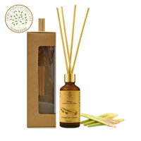 hHom Aroma Diffuser Lemongrass Jasmine 50 ml ก้านหอม ไม้หอม ปรับอากาศ กลิ่น ตะไคร้+มะลิ