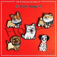 【hot sale】 ♞ B15 ☸ Cute Dogs - Pets Series 06 Iron-on Patch ☸ 1Pc DIY Sew on Iron on Badges Patches