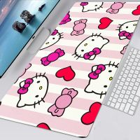 [HOT ZEXKLIOALQAQ 529] XXL M Ousepad 30X60CM น่ารัก Kawaii Hellos แมว Kitties อุปกรณ์เล่นเกมแผ่นรองเม้าส์แผ่นรองเมาส์ขนาดใหญ่ Gamer 90x30เซนติเมตร Mausepad Deskmat