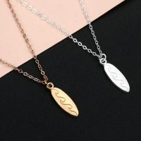 Todorova Surfboard Pendant Necklace For Women Men Surfing Dainty I love Surfer Necklace Wave Summer Fashion Beach Jewelry Gift