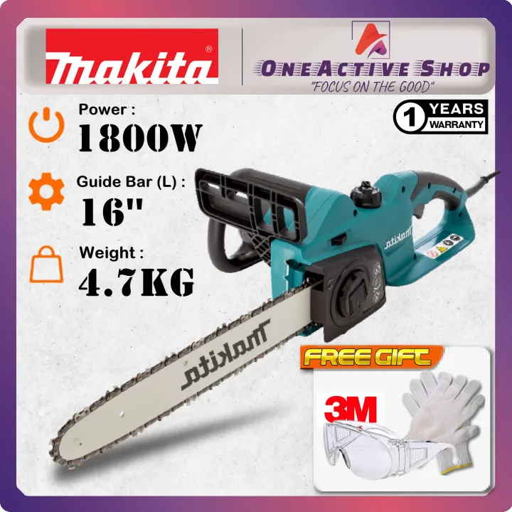 MAKITA 16‘’ Electric Chainsaw UC4041A 1 Year Warranty ( MAKITA 16