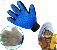 TRUE TOUCH Pet Glove C แปรงขนสัตว์เลี้ยง หวีขนหมาและขนแมว แปรงขนสุนัข