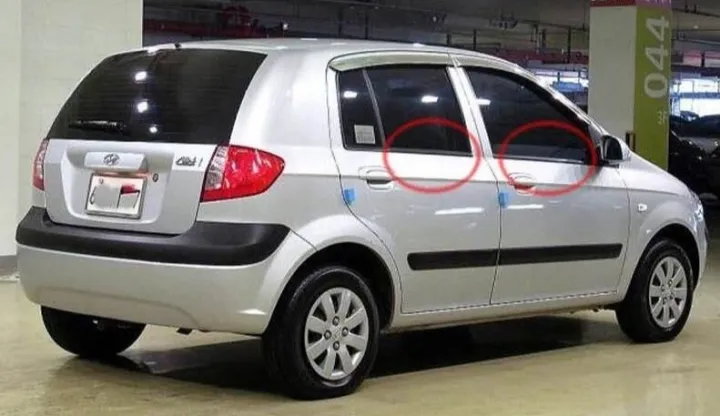 DOOR GLASS OUTER MOULDING FRONT REAR LEFT & RIGHT (ORIGINAL) HYUNDAI ...