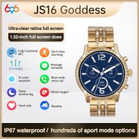 ผู้ชายผู้หญิง 1.52－Blue Tooth Call Smartwatch NFC Voice Assistant Compass Bracelet Sports Heart Rate Music Waterproof Smart Watch