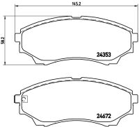 ผ้าดิสเบรคหน้า FORD EVEREST 2006- RANGER รุ่นใหม่ MAZDA BT50 2WD 4X2 4WD 4X4 2006- FIGHTER 4WD 4X4 1998- NTN