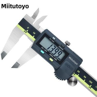 Miitutoyo เวอร์เนีย LCD ดิจิตอล12 "6" 150มม. 300มม. เครื่องมือตวงสแตนเลสสตีลเครื่องวัดอิเล็กทรอนิกส์ร้านค้า