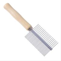 huanhuang® Pet Dog Cat Double Side Metal Row Teeth Brush Massaging Grooming Hair Comb Rake