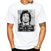 First Blood John J Mug Shot Graphic Tshirts Retro T Shirt Men Clothing Breathable Comfortable Xs4Xl Gildan Spot 100%