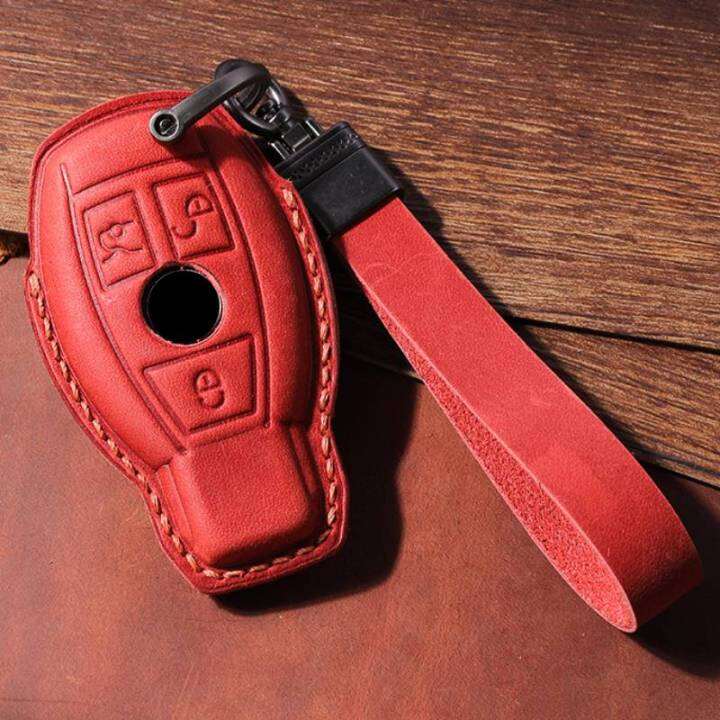 crazy-horse-leather-car-key-case-cover-keyring-for-mercedes-benz-a-b-c-e-s-class-w204-w205-w212-w213-w176-glc-cla-amg-w177-x167