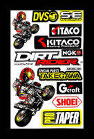 NGK kitaco Racing Company สติ๊กเกอร์ยอดฮิดสติ๊กเกอร์แต่งรถมอเตอร์ไซค์ บิ๊กไบค์ ATV หมวกกันน็อค รถยนต์ สติ๊กเกอร์เคลือบเงาคุณภาพดี