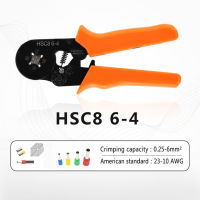 QZ-Hsc8 6-4 Multi-use 0.25-6mm2 Self-adjusting Crimping Plier For Cable End Sleeves Ferrules Hand Tools Pliers Tubular Terminal