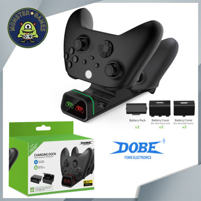 Dobe Xbox Controller Dual Charging Dock For Xbox One , Xbox Series (แท่นชาร์จจอย xbox)(Xbox Charging Dock)(Xbox Controller charger)(Xbox Controller Dock)(TYX-19006X)