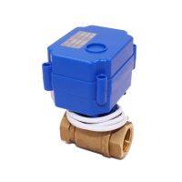 2wire 3 wire 5wire 5v 9v 220v CWX-15Q 1.5nm 3s brass female reduced bore BSP NPT electric water ball valve for HAVC irrigation