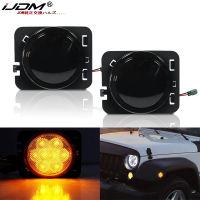 IJDM สำหรับ2007-2017 Jeep Wrangler JK ด้านหน้า Fender Flare Side Marker Light,เปลี่ยน OEM Amber Sidemarker โคมไฟไฟเลี้ยว