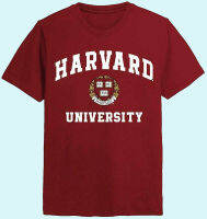 เสื้อยืดลำลองฤดูร้อน Harvard University Coat Of Arms เสื้อบุรุษอย่างเป็นทางการ2021คุณภาพสูงยี่ห้อ T เสื้อลำลองแขนสั้น