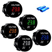 【LZ】❀  Painel de LED impermeável Voltímetro Digital DC5V-48V Voltímetro Voltímetro Tester Monitor Display Lancha Motocicleta Carro